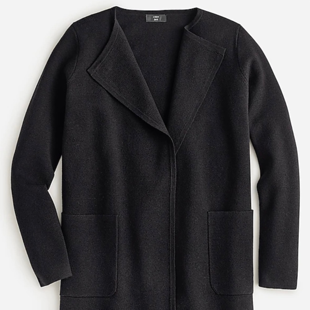 Juliette Collarless Sweater-blazer